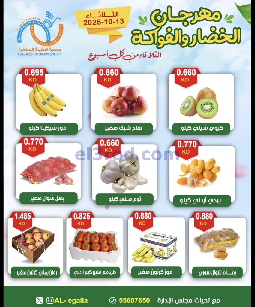 عروض جمعية العقيلة التعاونية|13-10-2026