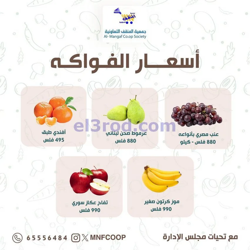 عروض جمعية المنقف التعاونية|17 حتى 18-10-2026