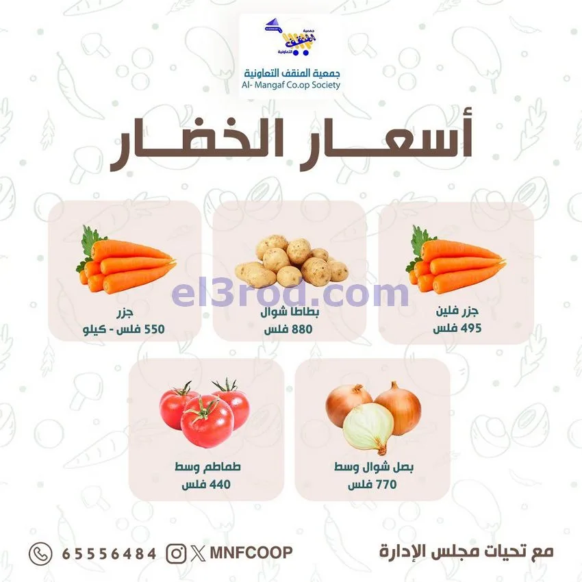 عروض جمعية المنقف التعاونية|10 حتى 11-10-2026