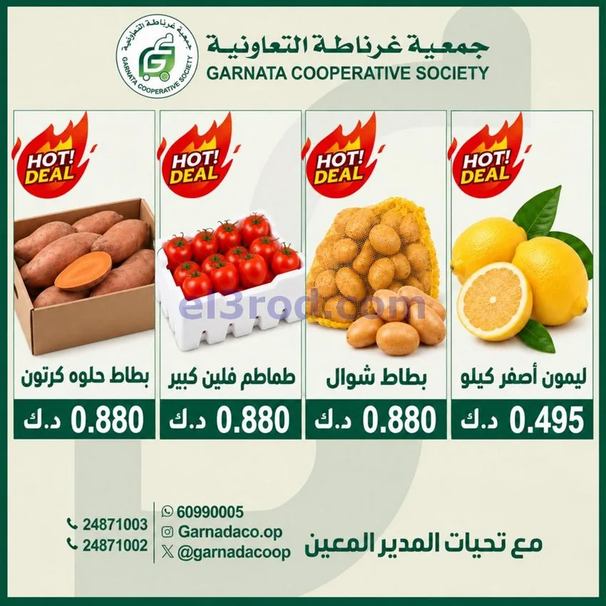 عروض جمعية غرناطة التعاونية|11-10-2026